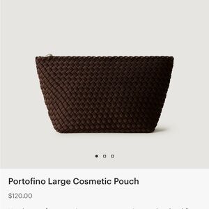 Naghedi Portofino Large Cosmetic Pouch, NWT